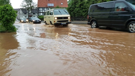 Hochwasser Nach Unwetter In Nordhessen Video Hessennews Tv