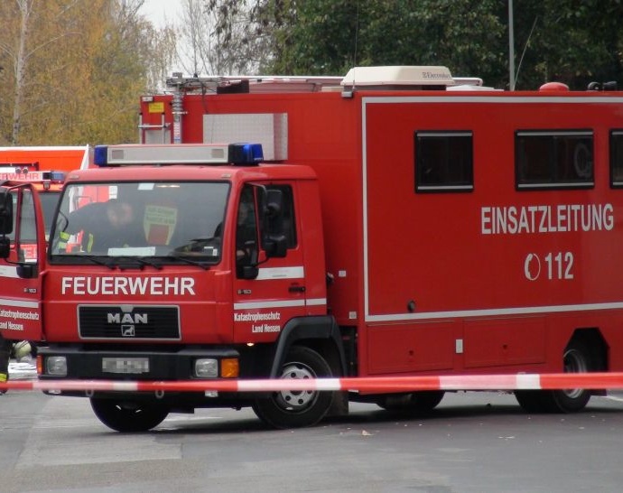 Dachstuhlbrand bei Darmstadt