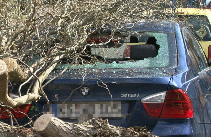 Unwetter: Sturmtief „Niklas” über Kassel