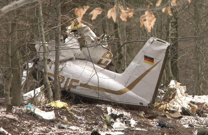 Kleinalmerode: Am Tag nach dem Absturz