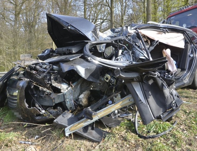 B 454: Tödlicher Unfall bei Stadtallendorf