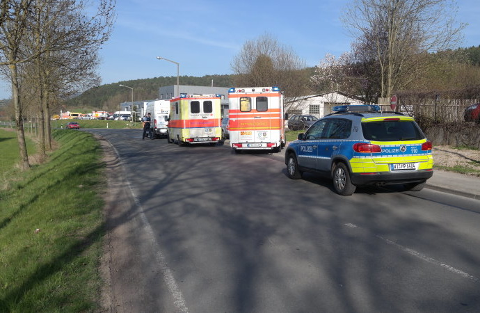 Schützeberger Straße: Unfall mit drei Verletzten