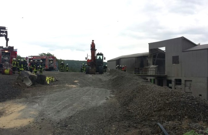 Couchgarnitur brannte im Steinwerk