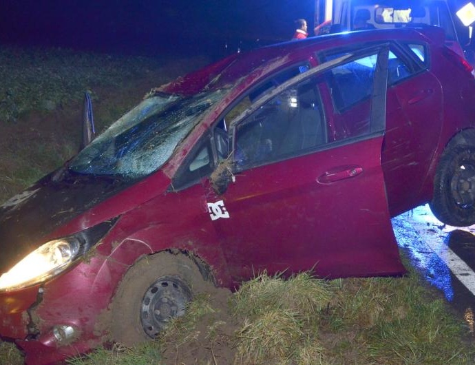 Unfall bei Niederurff – Zwei Verletzte