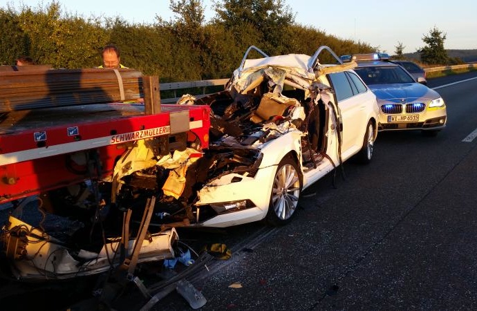 A7: Tödlicher Unfall am Stauende