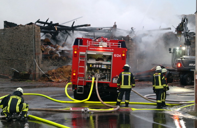 Pferde bei Scheunenbrand gerettet