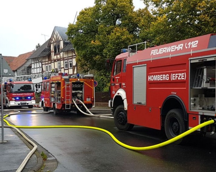 Wohnhausbrand in Borken