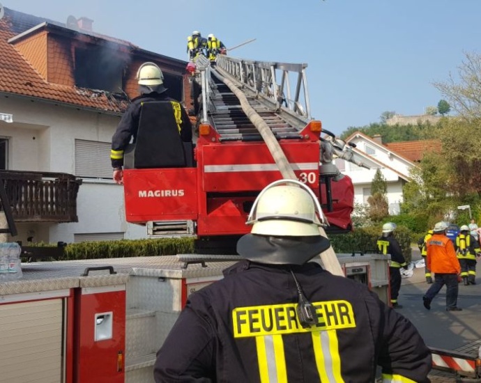 Wohnhausbrand in Gudensberg – Rund 150.000 Euro Schaden