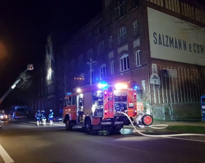 Erneuter Brand im Salzmanngebäude