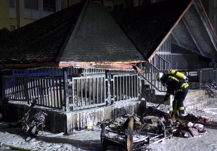 Kassel: Gebäudebrand im Stadtteil Wesertor