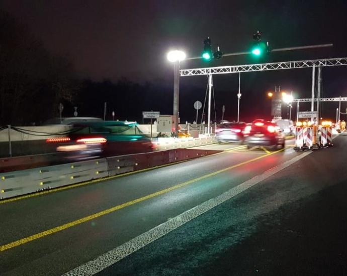 KS: Nach Vollsperrung – A44 seit 17 Uhr mit neuem Konzept wieder frei