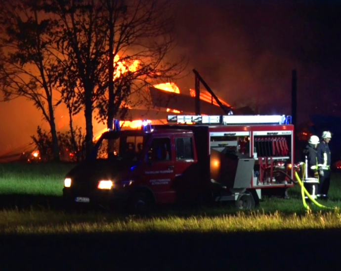 Frankenau: 100.000 Euro Sachschaden nach Scheunenbrand