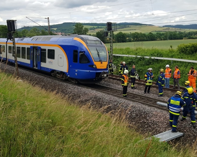 Oberleitung abgerissen – Zugführer schwer verletzt – Vogel löst Unfall aus