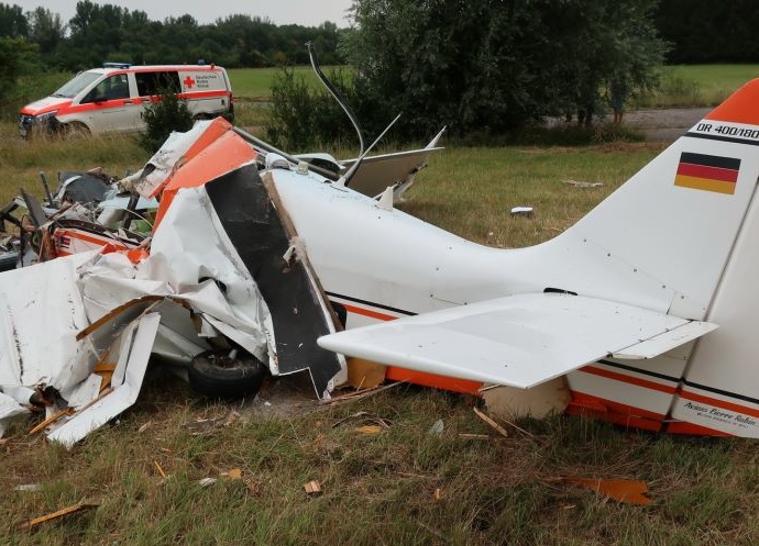 Flugzeugabsturz bei Hess. Lichtenau