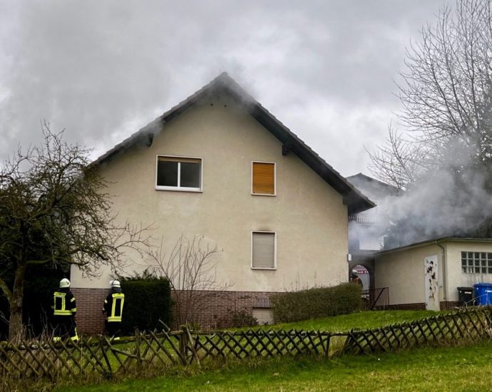 Leerstehendes Wohnhaus brannte in Bad Zwesten