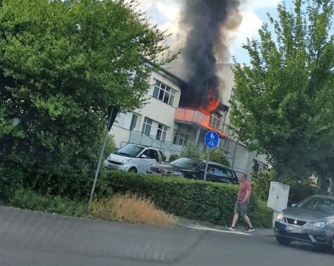 Brand im alten Baunataler Polizeirevier