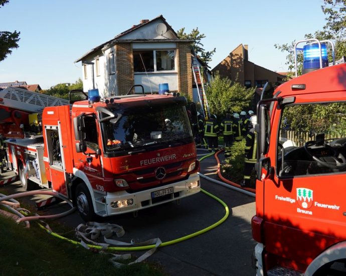 Wohnhaus nach Brand in Oberlistingen unbewohnbar