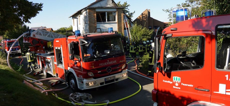 Wohnhaus nach Brand in Oberlistingen unbewohnbar