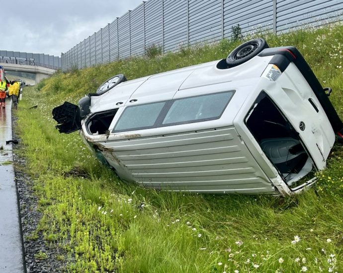 Verletzter nach Auffahrunfall auf A49