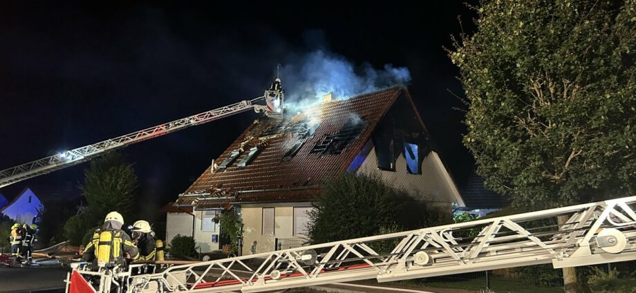 ESW: Wohnhaus nach Brand in Oberdünzebach unbewohnbar