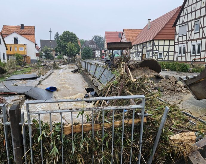 Schweres Unwetter im Bereich Nordhessen