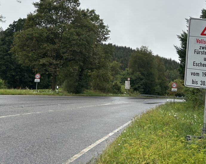 Sanierungsarbeiten: Ehemalige B7 zwischen Fürstenhagen und Helsa voll gesperrt