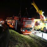 A44/A49: Déjá Vu am Westkreuz Kassel – LKW landet auf dem Dach