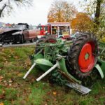 WOH: PKW kracht in Traktor auf B251 nahe Istha – 71-Jähriger schwer verletzt