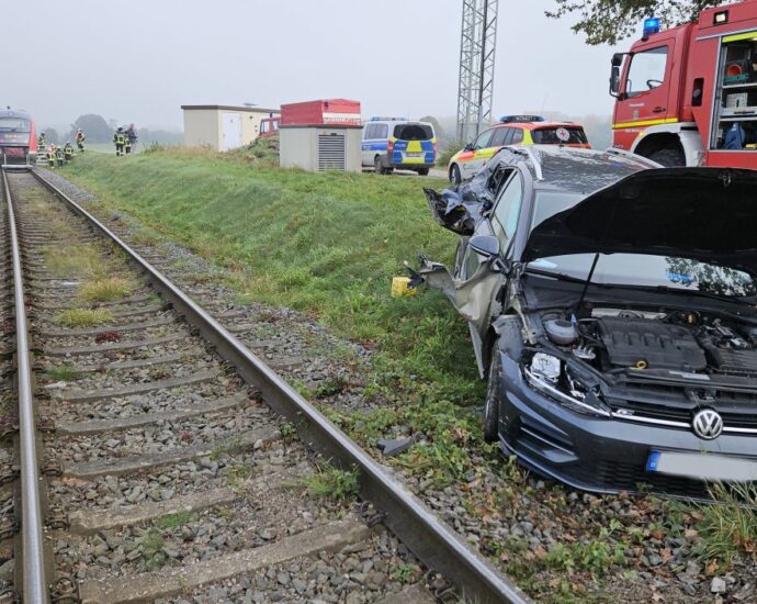 Drei Verletzte nach Bahnunfall nahe Wetterburg