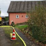 Wohnhaus nach Kaminbrand in Espenau unbewohnbar