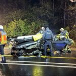 B7: Zwei Personen nach Unfall nahe Kaufungen eingeklemmt