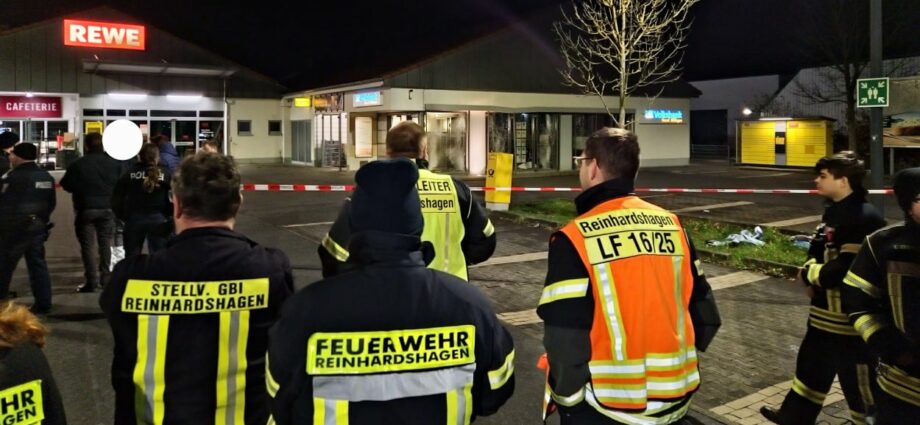 Geldautomat in Veckerhagen gesprengt – Täter auf der Flucht