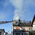 WMK: Dachstuhlbrand in Vierbach